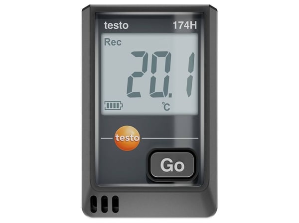 Testo 0572 1741 02 174 H Lämpötilatietojen kirjain Maaperän kosteustietojen kirjain -20-70°C 0 (0572 1741 02)