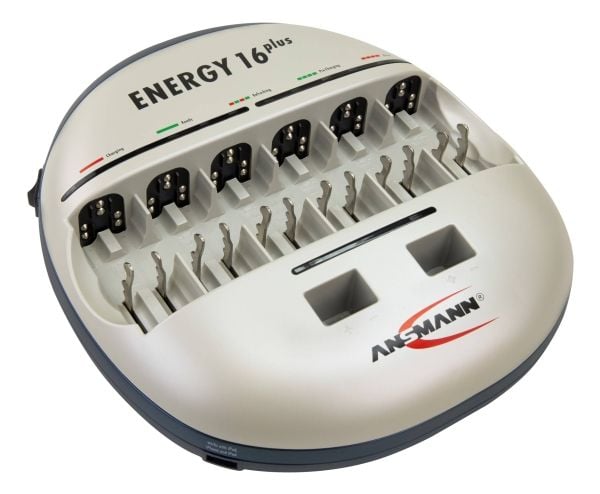 Ansmann Energy 16+, 9v, AA, AAA, C, D, C, D