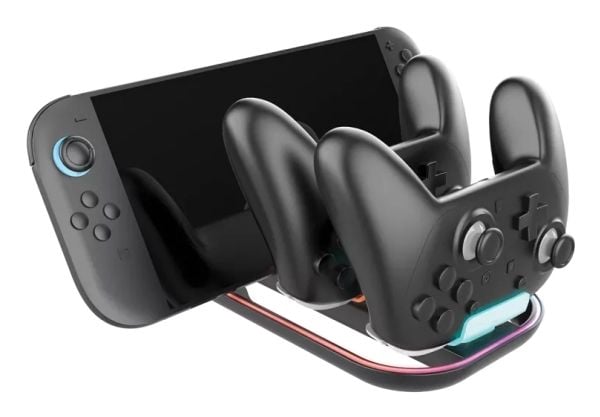 NACON NA029086, Ladesystem, Nintendo Switch 2, Svart, Blå, Grønn, Rød, Nintendo, Switch 2