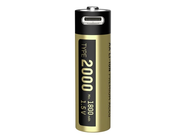 Ansmann 1312-0039 Uppladdningsbart AA-batteri Litium 1800 mAh 1,2 V 1,2 V 8 st