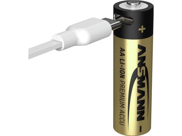 Ansmann 1312-0039 Uppladdningsbart AA-batteri Litium 1800 mAh 1,2 V 1,2 V 8 st