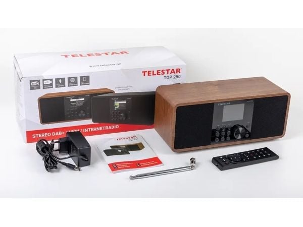 Telestar 5701250, Internet, Digital, DAB+, FM, 20 W, TFT, 6,1 cm (2,4")