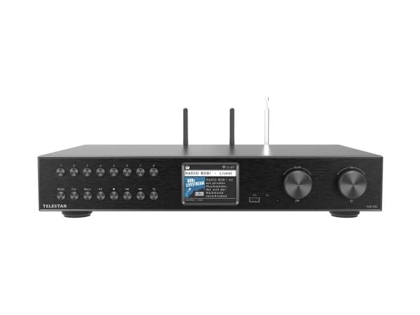 Telestar 5700500, Hjem, Svart, DAB+, FM, DAB+, TFT, 3,5 mm
