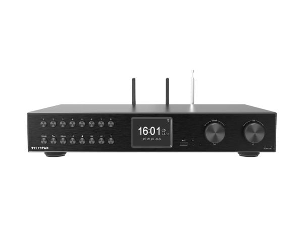 TELESTAR TOP 500 Musta Monitoimiradiot HiFi-komponentti
