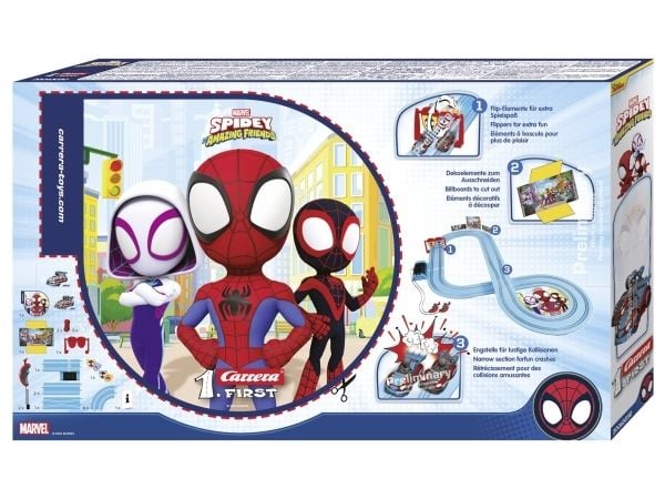 Carrera Tor automobilinis su pojazdami ensimmäinen hämähäkkimies spidey go 2,9m