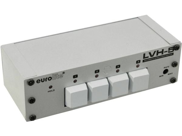 Eurolite LVH-5 BNC-kytkin LED-näyttö, metallikotelo (81013205)
