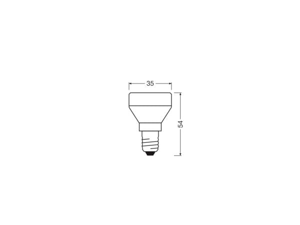 OSRAM 4099854356773 LED (RGB)-lampa EEK F (A - G) E14 3,5 W = 28 W Varmhvid (Ø x L) 35 mm x 54 mm 1 stk
