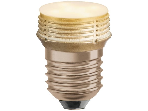 OSRAM LED STAR - LED-lyspære - form: flat round - mattslipt finish - E27 - 3.5 W (ekvivalent 28 W) - klasse F - varmt hvitt lys - 2700 K