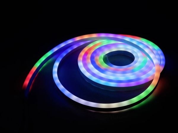 EUROLITE LED Pixel Neon Flex 12V RGB 5m mit IR Set (50499920)
