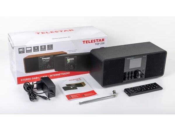 Telestar 5700250, Internett, Digitalt, DAB+, FM, 20 W, TFT, 6,1 cm (2.4")
