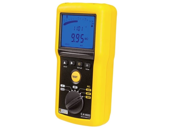 Chauvin Arnoux C.A 6522 Isolationsmåler 250 V, 500 V, 1000 V 40 GΩ