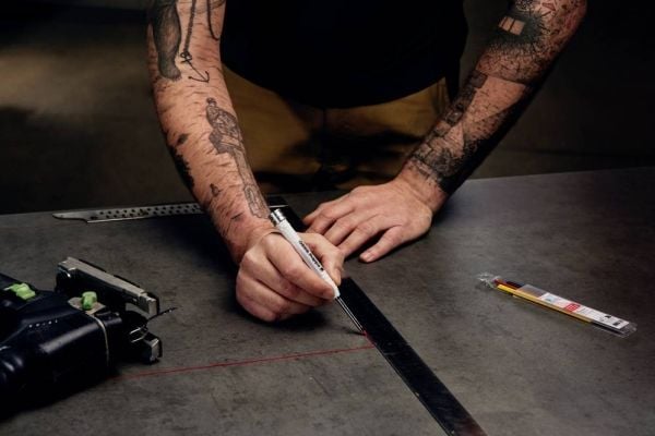 Edding DIY Baumarker Graphit 4-8880-8881 Syväreikämerkitsin harmaa, valkoinen 1 setti