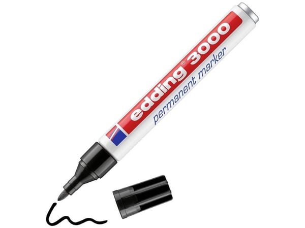 edding 3000 - Markør - pysyvä - lajittelu - 1,5-3 mm