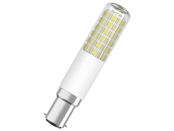 OSRAM LED SLIM - LED-lyspære - klar finish - B15d - 8 W (ekvivalent 75 W) - klasse E - varmt hvitt lys - 2700 K