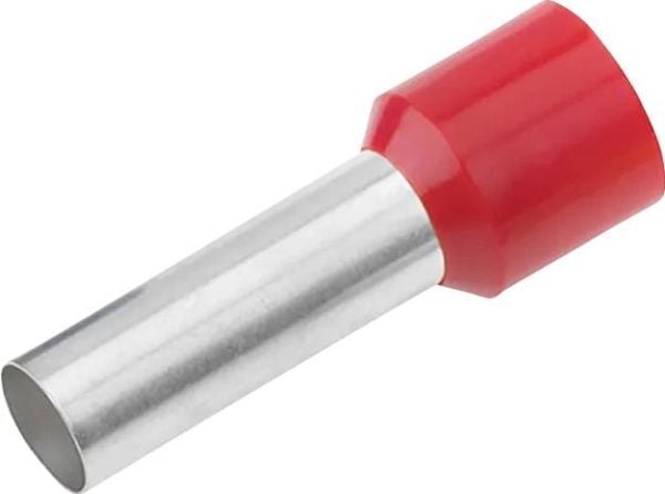 Cimco 187010 Kaapelikenkä 1 mm² Osittain eristetty punainen 100 kpl.