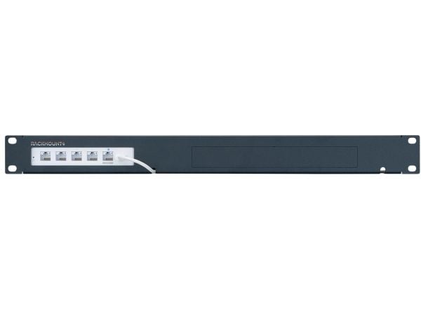 Rackmount.IT RM-UB-T8 - Monteringssett for nettverksenhet - rackmonterbar - metallisk mørkeblå - 1U - 19"