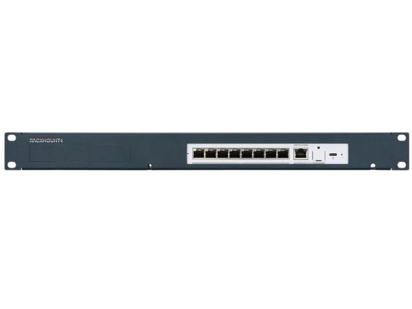 Rackmount.IT RM-UB-T8 - Monteringssett for nettverksenhet - rackmonterbar - metallisk mørkeblå - 1U - 19"