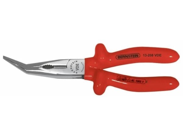 Bernstein Tools 13-208 VDE VDE VDE Telefontång 45° böjd 205 mm