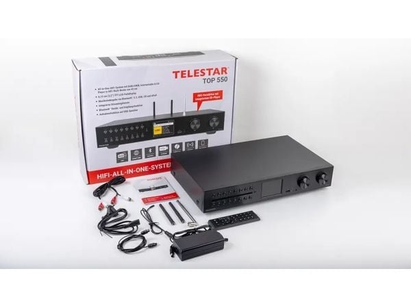 TELESTAR TOP 550 Musta Monitoimiradiot HiFi-komponentti