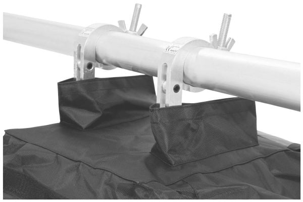 Eurolite regnskydd med dubbelklämma Regnbeskyttelse (L x B x H) 540 x 540 x 250 mm