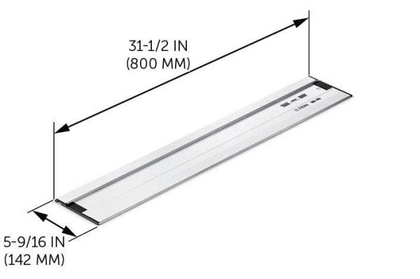 Fein 800 mm Styrskena