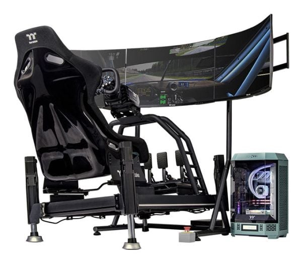 Thermaltake GM5 3DOF Motion System, Sort, Koblet med ledninger (ikke trådløs), 520 mm, 485 mm, 255 mm, 27 kg