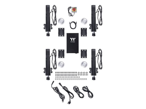 Thermaltake GM5 3DOF Motion System, Sort, Koblet med ledninger (ikke trådløs), 520 mm, 485 mm, 255 mm, 27 kg
