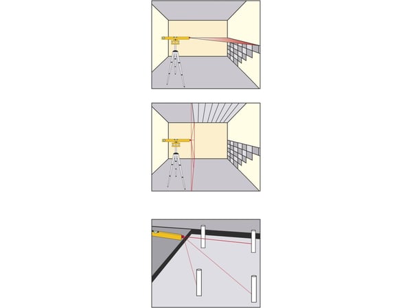 Brüder Mannesmann 81125 Laser farpas Inkl. stativ 40 cm 30 m 0,5 mm/m