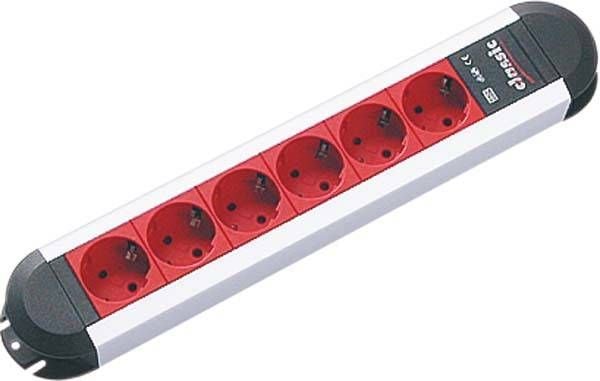 Bachmann PRIMO - Effektband - utgångskontakter: 6 (8 x Type F) - röd