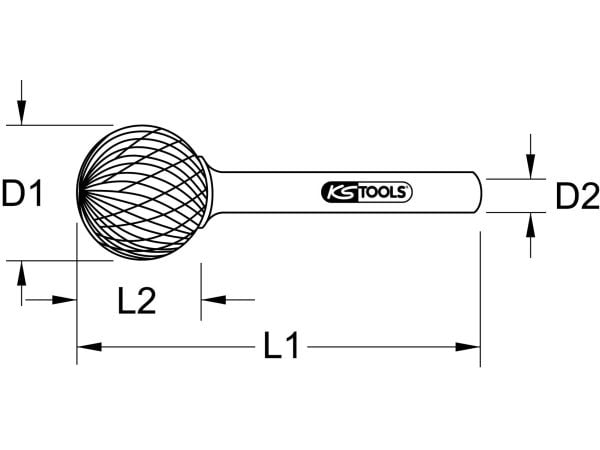 KS Tools 5153281 Jyrsintätappi