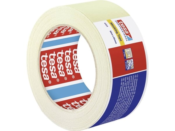 tesa STANDARD 04323-00044-00 Crepebånd tesakrepp® Beige (L x B) 50 m x 50 mm 1 stk 1 stk