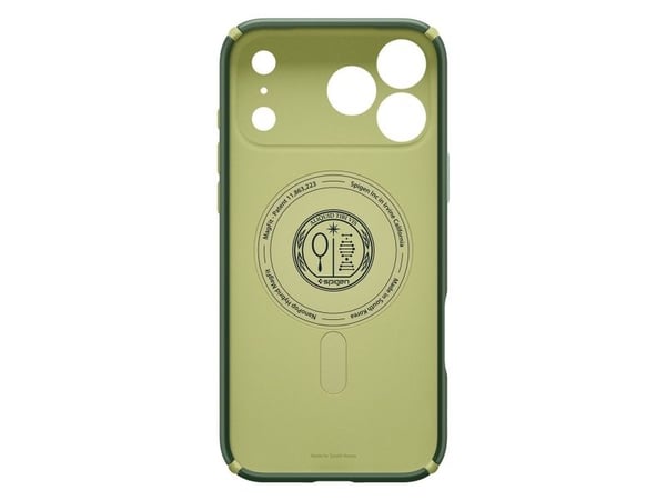 Spigen Nano Pop Hybrid (MagFit), Mobilskal, Apple, iPhone 17 Pro Max, 17,5 cm (6.9"), Mörkgrön