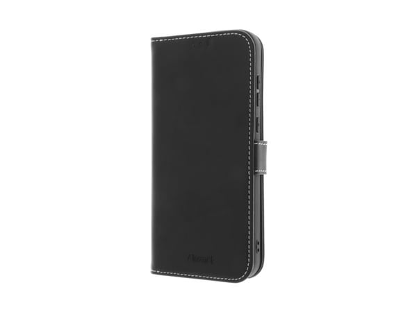 Insmat Exclusive Flip Case - Vikbart fodral för mobiltelefon - genuint läder, kartong+papper, polykarbonat, bomullssömmar, 2 magneter, galvaniserad...