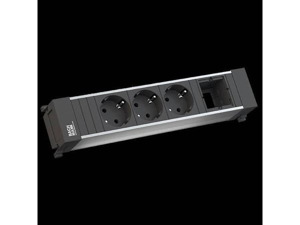Power Frame 3xSchuko 1xCM Line 0.2m GST18 916.006, 0.2