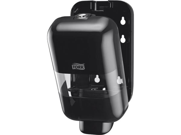 Dispenser Tork Mini S5 for såpe og desinfeksjon, svart