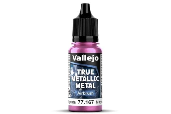 Vallejo 77.167 True Metallic Metal - Airbrush - Crimson Magenta (18 ml)