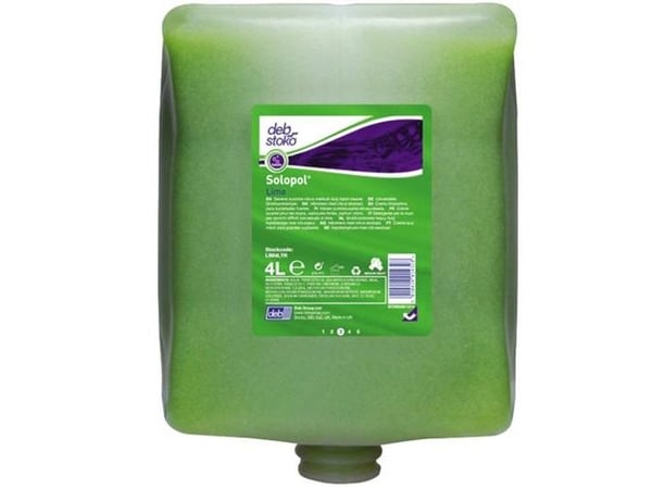 Håndrens Solopol Lime med parfume til Cleanse Heavy 4000 dispensere 4 ltr Grøn,4 ltr/fl