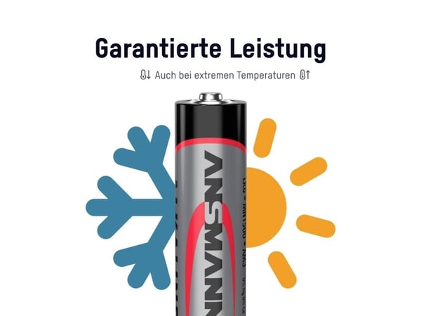 Ansmann Mignon AA LR6 Låda med 100 AA-batterier alkalisk-mangan 1,5 V 100 st