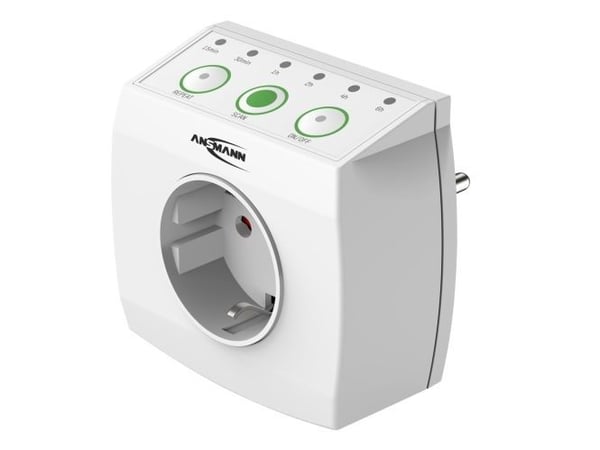 Ansmann AES1.3, Sisätila, Valkoinen, Koti, Langallinen, -10 - 40 °C, 3680 W