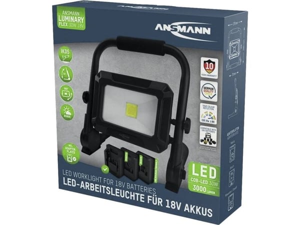 ANSMANN työvalaisin FL30W 18V 30W ladattava