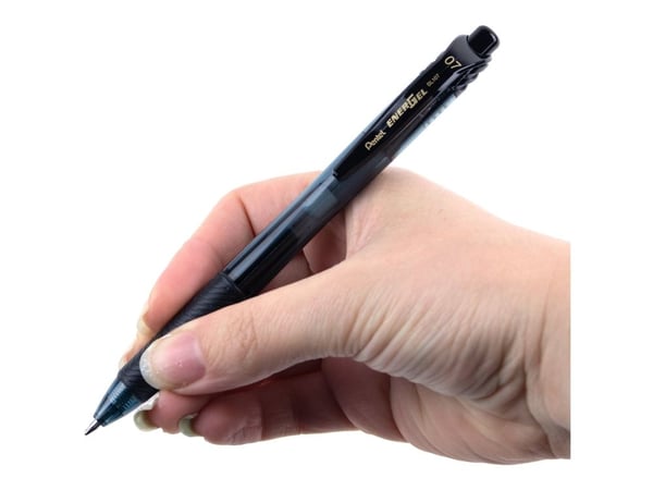 Pentel EnerGel - Rollerball-penna - svart - gelbläck - 0.7 mm - medel - indragbar