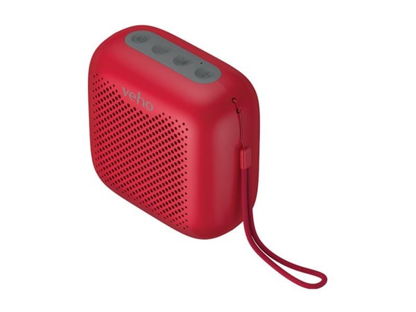 Veho M-Series MZ-4 - Høyttaler - for bærbar bruk - trådløs - Bluetooth - 5 watt - rød