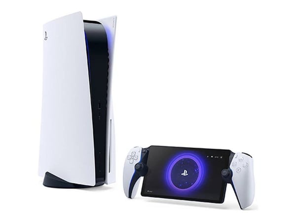 Sony Playstation Portal, Etäpelaaja, PlayStation 5, musta, Valkoinen, Sony, Sony Playstation 5, Langallinen & langaton