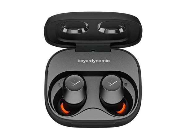 beyerdynamic Amiron 300 - True wireless-hodetelefoner med mikrofon - i øret - Bluetooth - aktiv støydemping - svart