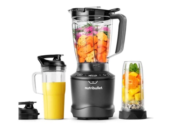 NutriBullet NBF550DG SmartSense 1500 Combo - Mikser - 1.89 liter - 1.5 kW - mørk grå
