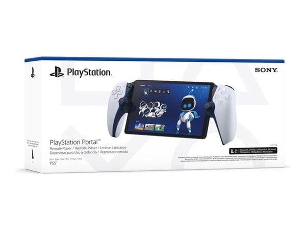 Sony Playstation Portal, Etäpelaaja, PlayStation 5, musta, Valkoinen, Sony, Sony Playstation 5, Langallinen & langaton