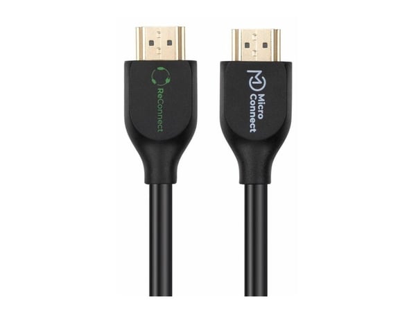 MicroConnect - Premium High Speed - HDMI-kabel - HDMI hann til HDMI hann - 1 m - trippel beskyttelse - svart - 4K 60Hz støtte