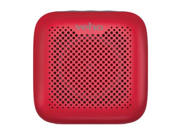 Veho M-Series MZ-4 - Høyttaler - for bærbar bruk - trådløs - Bluetooth - 5 watt - rød