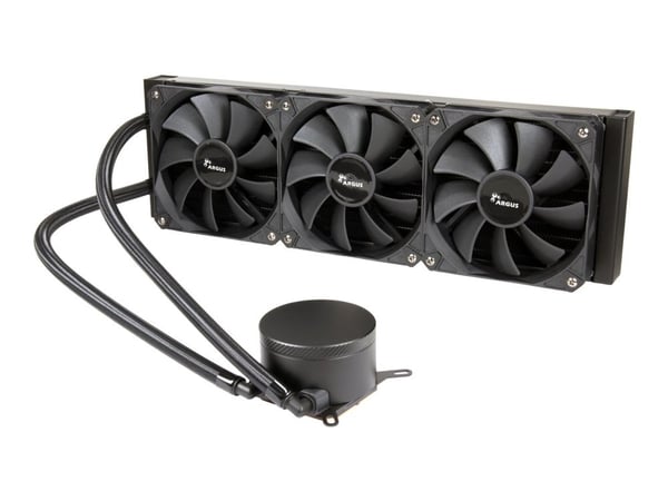 Inter-Tech B-360 - Væskekjølesystem for prosessor - (for: LGA115x Socket, LGA1200, LGA1366, LGA1700, LGA1800 Socket, LGA775, AM3, AM4, AM5) - kobbe...