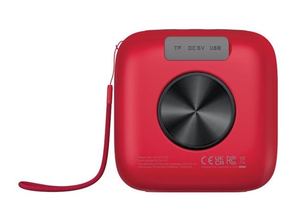 Veho M-Series MZ-4 - Høyttaler - for bærbar bruk - trådløs - Bluetooth - 5 watt - rød